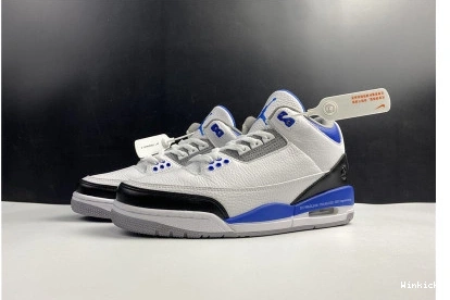 WHITE CT8532-040 RETRO SHOES JORDAN AIR BLUE 3 0819